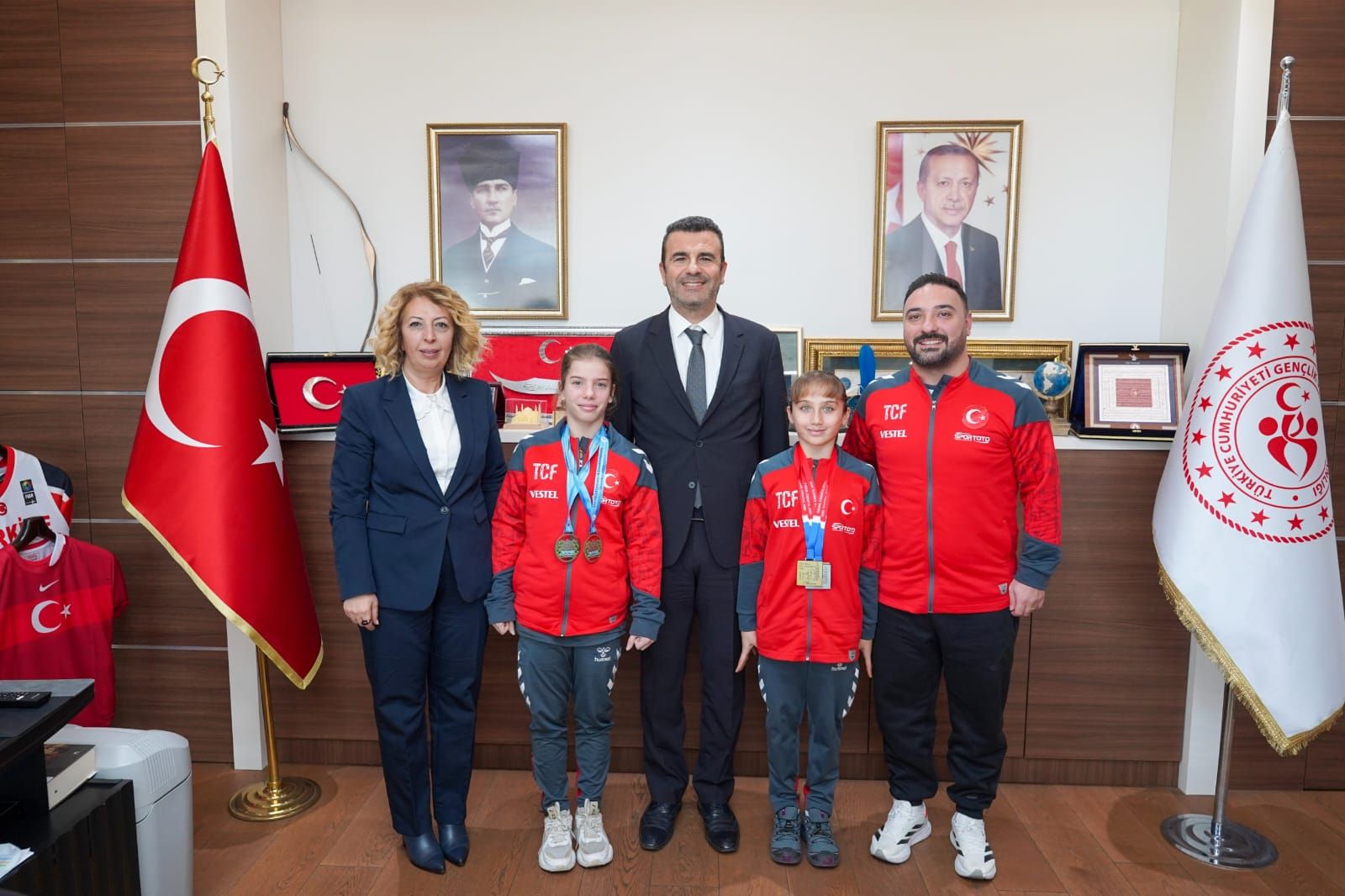 Millilerimizden İl Spor Müdürlüğü'ne Ziyaret